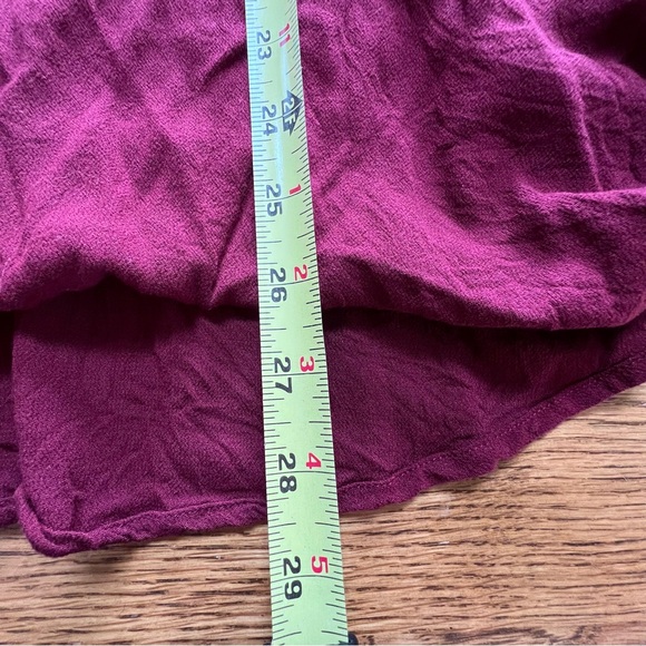 ⭐️ Free People Drift Away Burgundy Cold Shoulder Tunic Top Dress Size SMALL - Picture 14 of 14